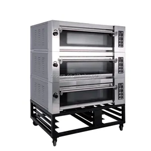 3 Layers 6 Trays Electric Deck Oven With CE Certificate