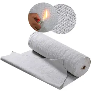 Não escória resistência ao desgaste fibra de cerâmica cobertor com folha de alumínio de feltro tecidos fabricantes