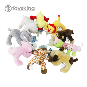 Coccole giocattoli peluche peluche peluche <span class=keywords><strong>per</strong></span> neonato con ciuccio capezzolo personalizzato - Product Image 1