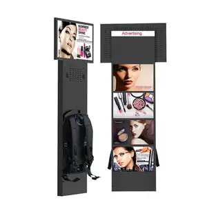 Cheap HD 1080P 24 Inch Indoor Outdoor LCD Advertising Display LCD Mobile Backpack Advertising Player for Digital Signage