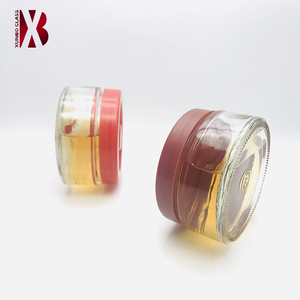 Barattolo in Vetro per Sciroppo d'<span class=keywords><strong>Acero</strong></span> da 200 ml, Forma Piatta Rotonda con Coperchio in Plastica, Prezzo di Fabbrica - Product Image 3