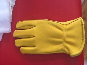 Guante de trabajo sin forro o Thinsulate, piel de Deerskin, de cuero mecanizado - Product Image 4