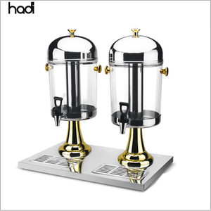 Hadi Catering Supplies Dispensador de refrescos de bebidas comerciales de 8 <span class=keywords><strong>litros</strong></span> Dispensador único de jugo de frutas de buffet de <span class=keywords><strong>3</strong></span> tanques Venta de material plástico - Product Image 4
