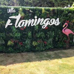 <span class=keywords><strong>Plantas</strong></span> <span class=keywords><strong>Artificiales</strong></span> de Pared 100% Frescas de Plástico PE Resistentes a los Rayos UV, Ecológicas e Impermeables <span class=keywords><strong>para</strong></span> Decoración de Exteriores - Product Image 1