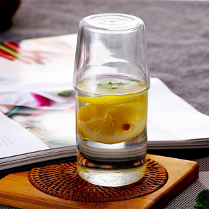 Commercio all'ingrosso di lusso Design moderno 500ml borosilicato di <span class=keywords><strong>vetro</strong></span> brocca di <span class=keywords><strong>acqua</strong></span> Set eco-friendly <span class=keywords><strong>caraffa</strong></span> per caffè e succo per feste e regali - Product Image 4