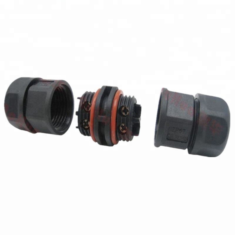 Conjunto de tornillo 2 pin impermeable conector de cable