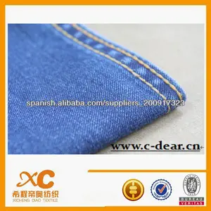 Tela de jean PESO 14.5 ONZ,tela de jeans para sudamericano