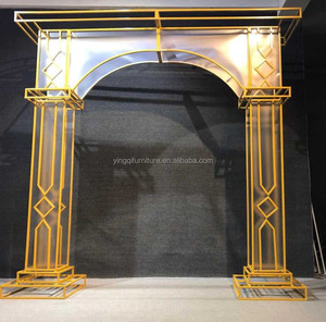 <strong>Wedding</strong> Shiny Mirror <strong>Stage</strong> Booth <strong>Pillars</strong>