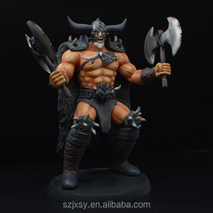 Estatua de Resina de Guerrero Vikingo Berserker, Figura de Fantasía con Doble Hacha, Miniatura Coleccionable Pintada a Mano para RPG - Product Image 2