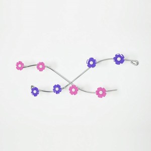 Flowing water shape zinc alloy wire hanging <b>wall</b> <b>hook</b> - Product Image 5