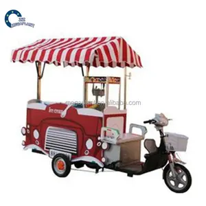 Mobile hot sale soft serve ice cream cart tricycle ice cream cart