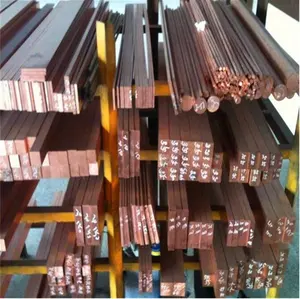 Factory 20mm 6mm Copper Flat Earthing Bar Bending Nickel Round Bar