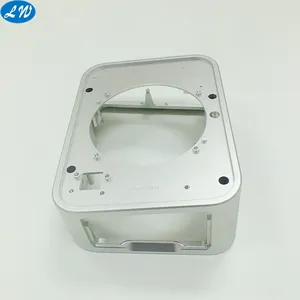 Suku Cadang Casing Proyektor Aluminium Penutup Enclosure Permesinan CNC Kustom Permintaan Tinggi