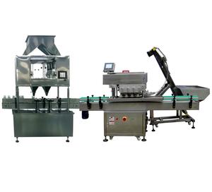 Bột hạt PELLET hạt đậu kẹo Muối đường nho khô dọc seaming capper + Chai điền máy đóng gói - Product Image 1