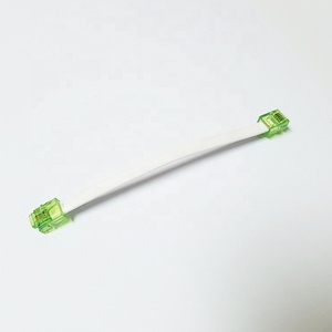 <span class=keywords><strong>Cable</strong></span> Telefónico <span class=keywords><strong>Plano</strong></span> de <span class=keywords><strong>6</strong></span> Pines y <span class=keywords><strong>6</strong></span> <span class=keywords><strong>Hilos</strong></span> con Conector RJ12 de Color Blanco - Product Image 5