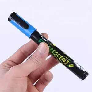 Liquid Neon Pens Reversible Bullet Glass Window Labels Erasable Chalk Markers