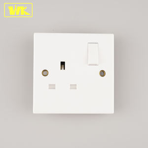 WK Square Edge UK 1 Gang 13A เต้ารับไฟฟ้าแบบเสียบผนัง - Product Image 2