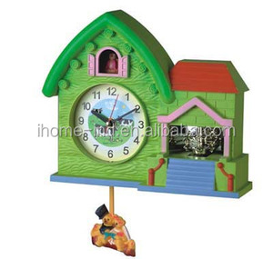 orologio di parete cuculo orologio di plastica con uccellino uscito - Product Image 6