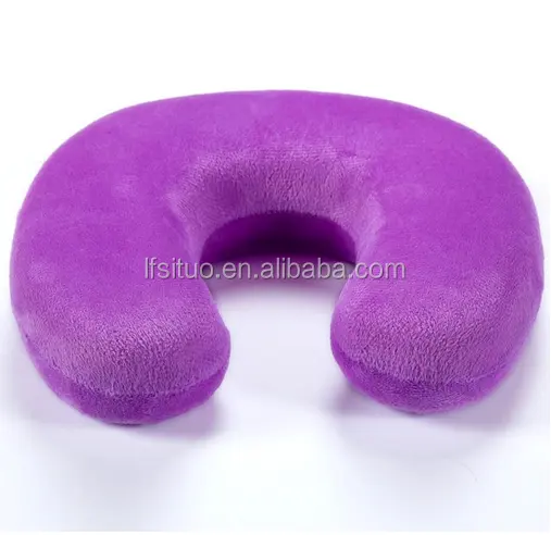 Los proveedores de China saludable hipoalergénico cuello de espuma de memoria de bambú almohada en forma de U almohada