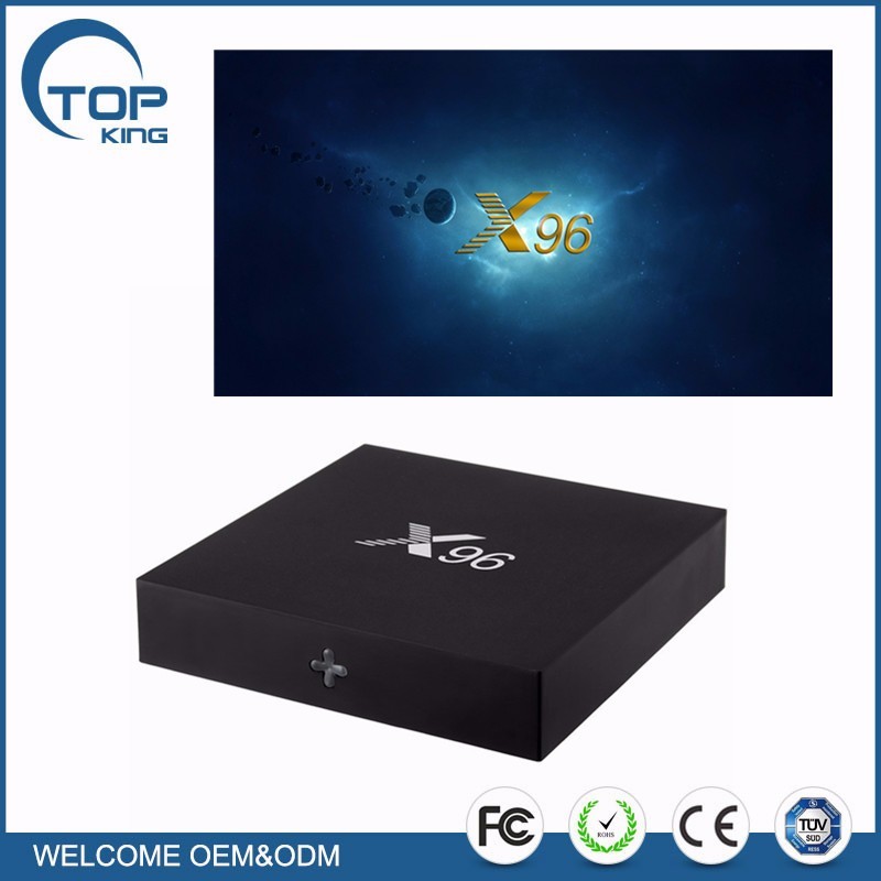 Mini Set Top Box Amlogic S905X 2G 16G Android 6.0 X96 Malvavisco 2.4G 5G Wifi Androide Caja de la TV