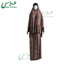 Vestido de Oración Musulmán Largo y Elegante para Mujer, Marca ABBAS, Poliéster, Talla Única - Product Image 4