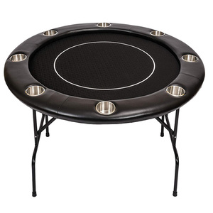 Table de poker de <span class=keywords><strong>jeu</strong></span> avec pieds en métal pliables, tissu de <span class=keywords><strong>jeu</strong></span> rapide et grands porte-gobelets - Product Image 2