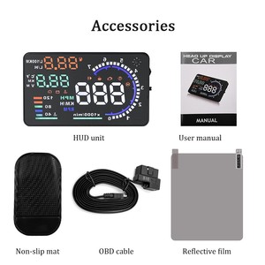 Aun — <span class=keywords><strong>Mini</strong></span> projecteur <span class=keywords><strong>Hud</strong></span> A8 de tableau de bord, écran 5.5 pouces pour voiture, <span class=keywords><strong>hud</strong></span> - Product Image 3