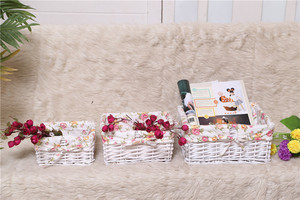 Vente chaude <span class=keywords><strong>Pas</strong></span> <span class=keywords><strong>Cher</strong></span> Blanc Tissé Cadeaux Paniers Enfants jouet <span class=keywords><strong>Panier</strong></span> À La Main <span class=keywords><strong>Légumes</strong></span> <span class=keywords><strong>Fruits</strong></span> Plateaux <span class=keywords><strong>De</strong></span> Stockage Paniers - Product Image 4