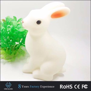 Cadeaux de décoration lapin lumière de nuit de Noël Evade cadeaux colle lumière de nuit de vinyle - Product Image 5