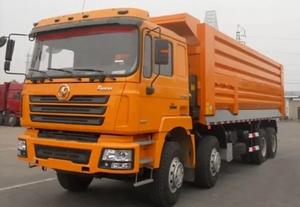 SHACMAN 375hp รถบรรทุกเทท้าย8X4รุ่น35T SX3317DR386