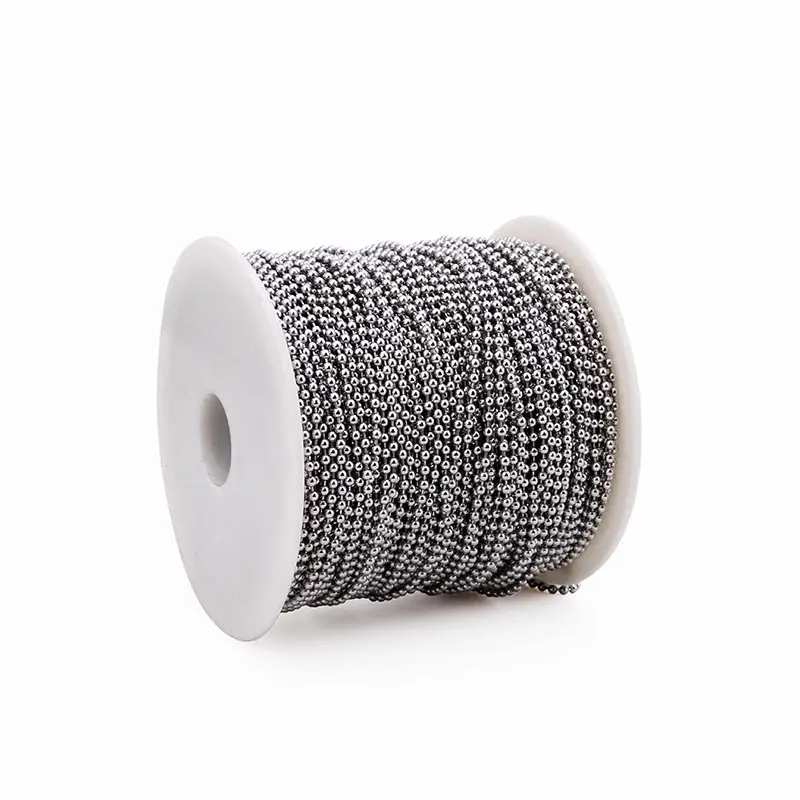 Factory price 2.4mm stainless steel ball chain in stock