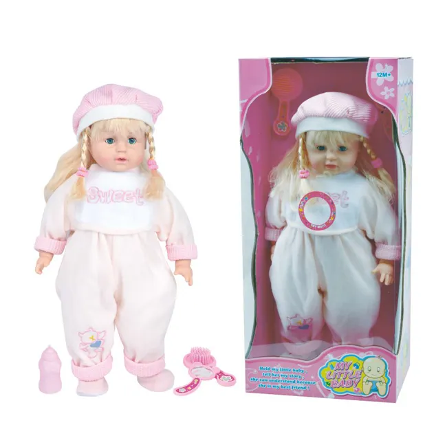 20 inch girls baby doll beautiful girl doll toy with music HC405233