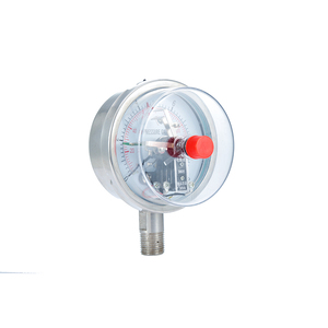 Manometro a contatto elettrico digitale da 100mm cassa in acciaio inox strumenti di misura materiale in ottone - Product Image 2