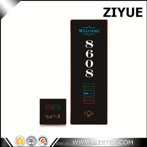 Sistema di Campanello con Targhette Numerate per Camere d'Albergo, Insegna per Porta di Fabbrica - Product Image 4