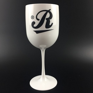 Bicchiere da vino acrilico in plastica dura Premium per feste e matrimoni - Product Image 4