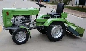 Mini tracteur à quatre roues 12hp/15hp, 1 pièce, prévente en russie