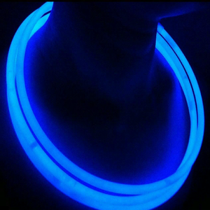 22 Inch Glow Necklace Customized Christmas <strong>Ornament</strong> Glow Stick <strong>Light</strong> <strong>up</strong> Necklaces for Halloween - Product Image 5