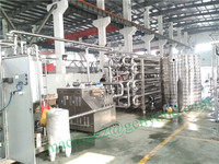 Ligne complète de production de lait UHT mini pasteurisateur laitier stérilisateur machine de remplissage équipement d'usine de traitement lait yaourt