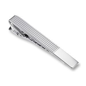 Pince à <span class=keywords><strong>cravate</strong></span> en métal de bus pour hommes de conception de <span class=keywords><strong>maille</strong></span> simple de style européen et américain - Product Image 1