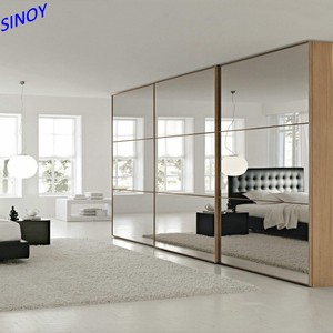 High quality clear float glass mirror SILVER glass, double coated with paint <span class=keywords><strong>FENZI</strong></span>, available both - Product Image 5