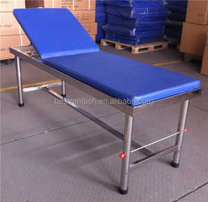 Dossier d'hôpital réglable <span class=keywords><strong>table</strong></span> de traitement en acier inoxydable BT-EA012 lit d'examen médical <span class=keywords><strong>table</strong></span> d'examen clinique rouleaux de papier - Product Image 4
