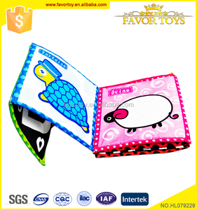 Animales libros de tela lavable no se desvanecen educativos de los niños - Product Image 4