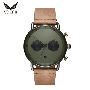 Montre chronographe mécanique à quartz minimaliste pour homme, cadran <span class=keywords><strong>soleil</strong></span> de luxe, faible MOQ, OEM - Product Image 2