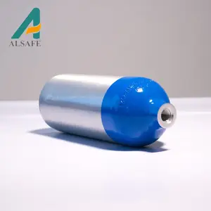 High Pressure Aluminum Empty Gas Cylinder 2L Oxygen Gas Cylinder