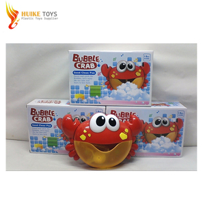 Juguetes De Agua Funny Bath Bubble Maker, niños Caño automático música cangrejo burbuja baño juguete en ruso - Product Image 1