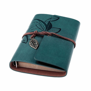 Meilleur vendeur en gros carnet de notes vintage <span class=keywords><strong>rechargeable</strong></span> à feuilles mobiles en <span class=keywords><strong>cuir</strong></span> conception journal - Product Image 1
