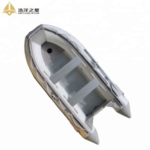 Delux — bateau de pêche gonflable Dinghy avec Air f10, bateau de forme plate-forme Hypalon, accessoire rigide avec bras couverts - Product Image 4