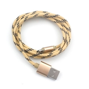 Tejido Trenzado Micro USB <span class=keywords><strong>cable</strong></span> <span class=keywords><strong>de</strong></span> datos <span class=keywords><strong>de</strong></span> metal productos novedosos para <span class=keywords><strong>la</strong></span> venta - Product Image 4