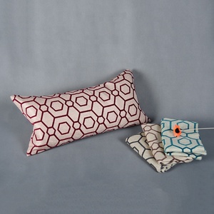 <span class=keywords><strong>Lin</strong></span> lavé Coton Mélange Personnalisé Maison Canapé Décoratif Housse De Coussin Géométrique - Product Image 4