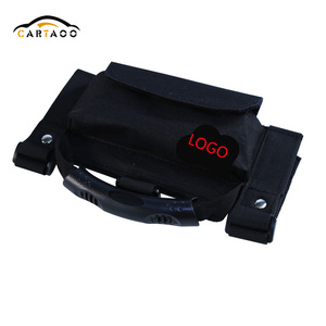 Noir De Voiture Roll Bar Grab Poignée Jeep Grip Poignée Avec Sac De Rangement pour Jeep Wrangler TJ CJ JK - Product Image 1